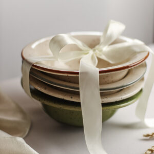 Тарілки для пасти 480 мл з вкрапленням