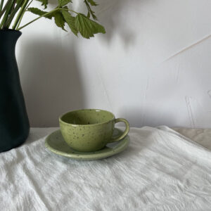 Чашка 250 мл з блюдцем "Olive"