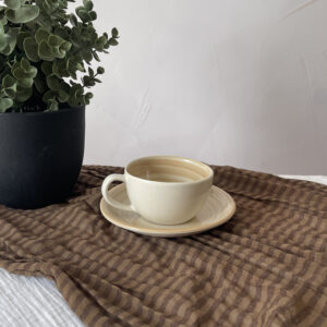 Чашка 250 мл з блюдцем "Orange"