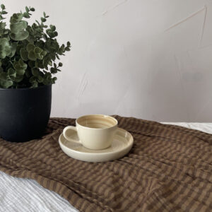 Чашка 150 мл з тарілочкою 15 см "Orange"