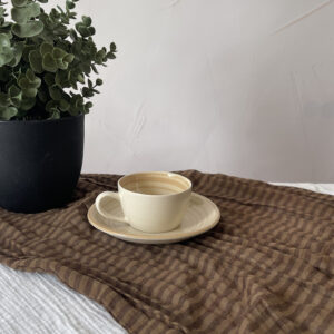 Чашка 150 мл з блюдцем "Orange"