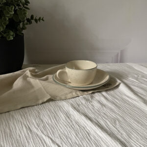 Чашка 150 мл з блюдцем "Grey fog"